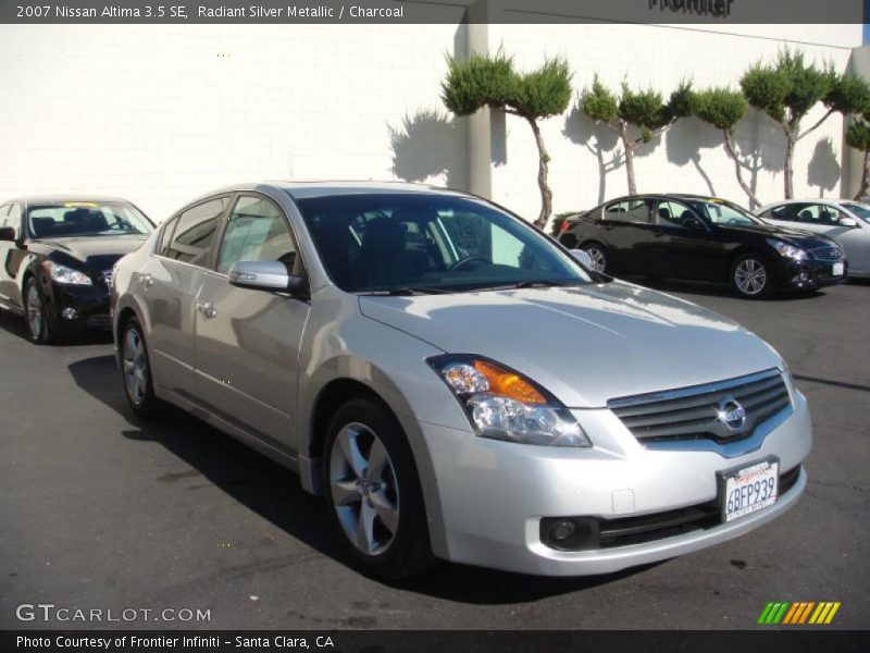 Radiant Silver Metallic / Charcoal 2007 Nissan Altima 3.5 SE