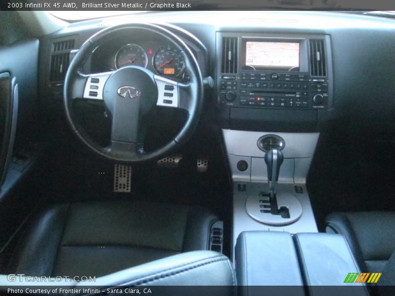 Brilliant Silver Metallic / Graphite Black 2003 Infiniti FX 45 AWD