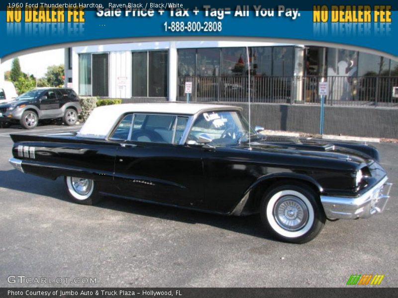 Raven Black / Black/White 1960 Ford Thunderbird Hardtop