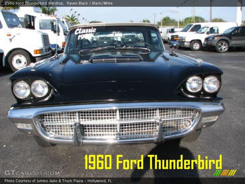 Raven Black / Black/White 1960 Ford Thunderbird Hardtop