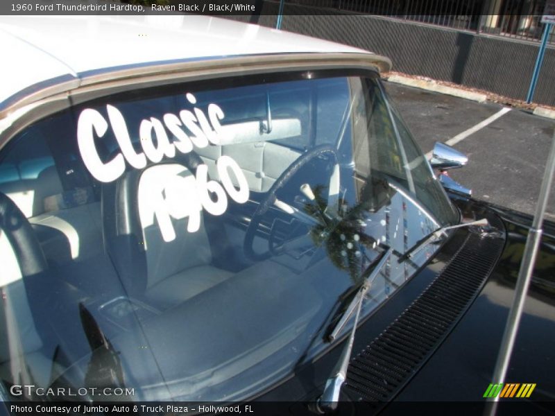 Raven Black / Black/White 1960 Ford Thunderbird Hardtop