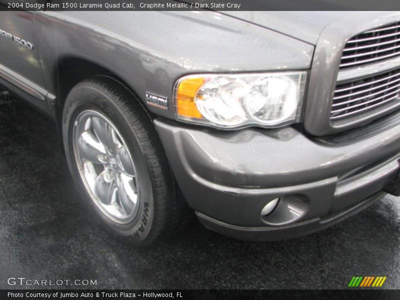 Graphite Metallic / Dark Slate Gray 2004 Dodge Ram 1500 Laramie Quad Cab