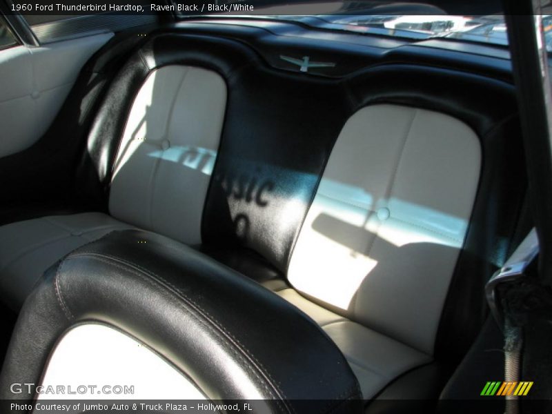  1960 Thunderbird Hardtop Black/White Interior