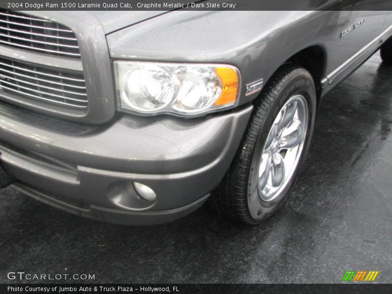 Graphite Metallic / Dark Slate Gray 2004 Dodge Ram 1500 Laramie Quad Cab