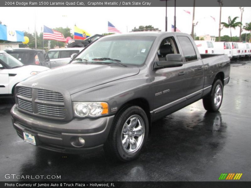 Graphite Metallic / Dark Slate Gray 2004 Dodge Ram 1500 Laramie Quad Cab