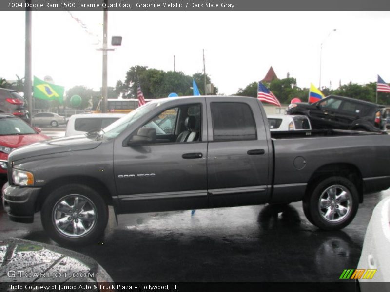 Graphite Metallic / Dark Slate Gray 2004 Dodge Ram 1500 Laramie Quad Cab