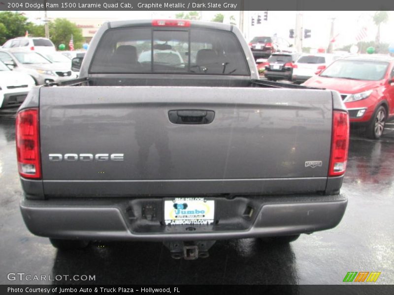 Graphite Metallic / Dark Slate Gray 2004 Dodge Ram 1500 Laramie Quad Cab