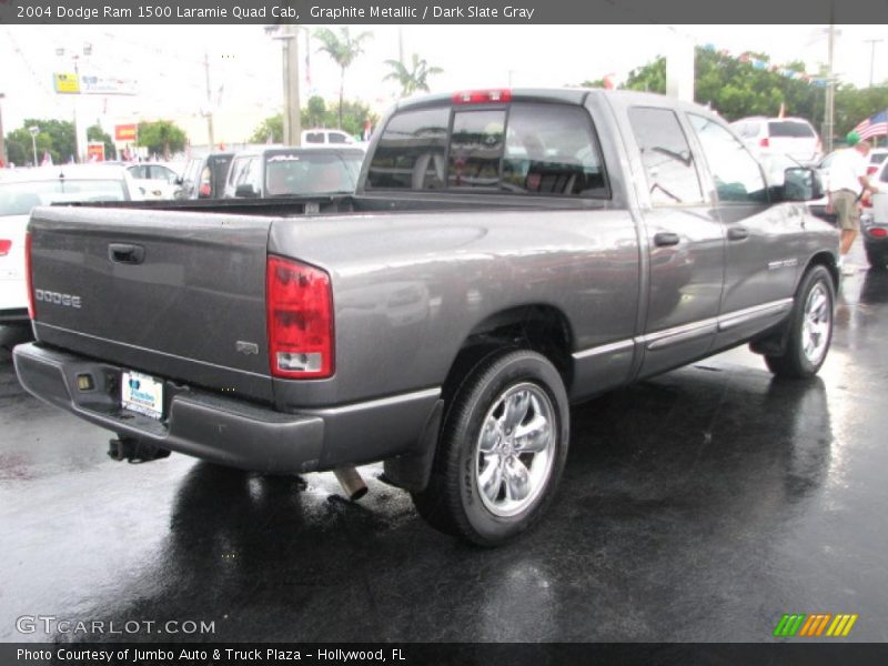 Graphite Metallic / Dark Slate Gray 2004 Dodge Ram 1500 Laramie Quad Cab