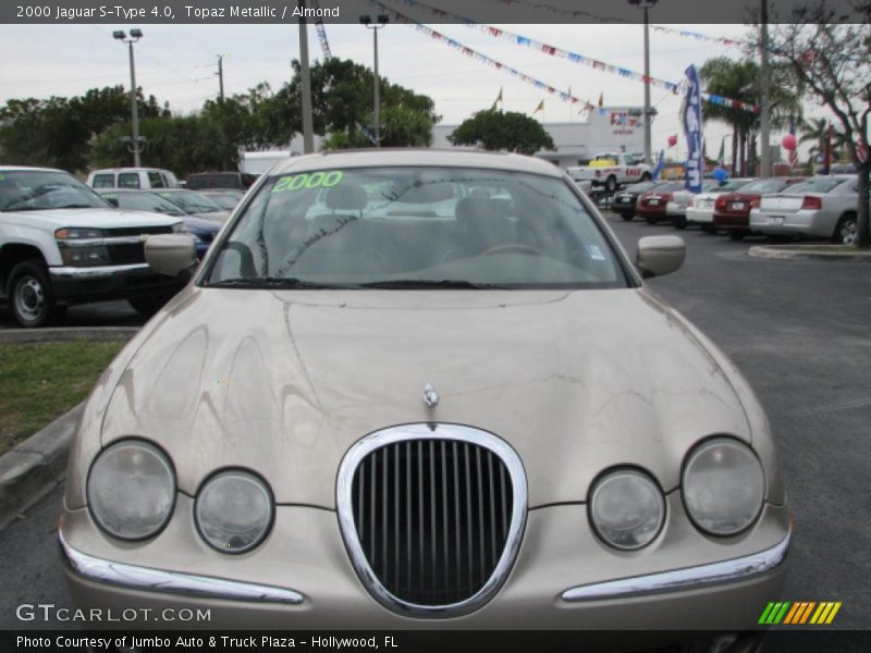 Topaz Metallic / Almond 2000 Jaguar S-Type 4.0