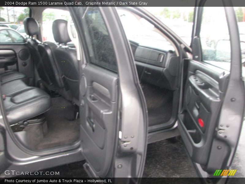 Graphite Metallic / Dark Slate Gray 2004 Dodge Ram 1500 Laramie Quad Cab