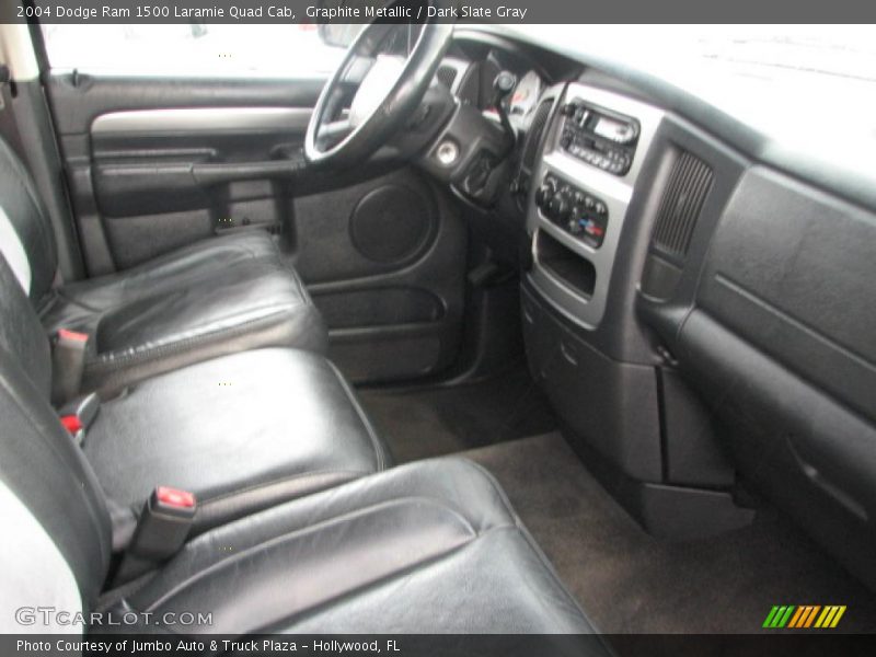 Graphite Metallic / Dark Slate Gray 2004 Dodge Ram 1500 Laramie Quad Cab