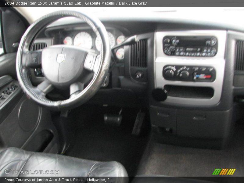 Graphite Metallic / Dark Slate Gray 2004 Dodge Ram 1500 Laramie Quad Cab