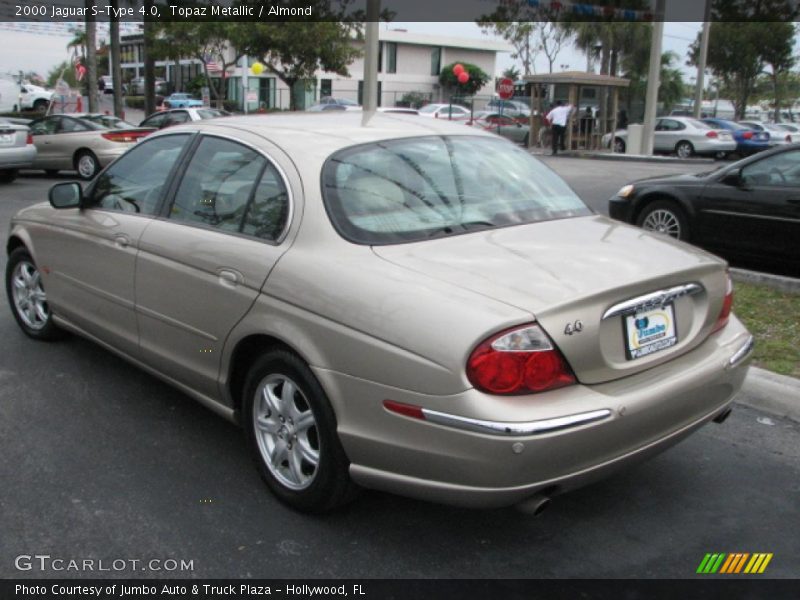 Topaz Metallic / Almond 2000 Jaguar S-Type 4.0