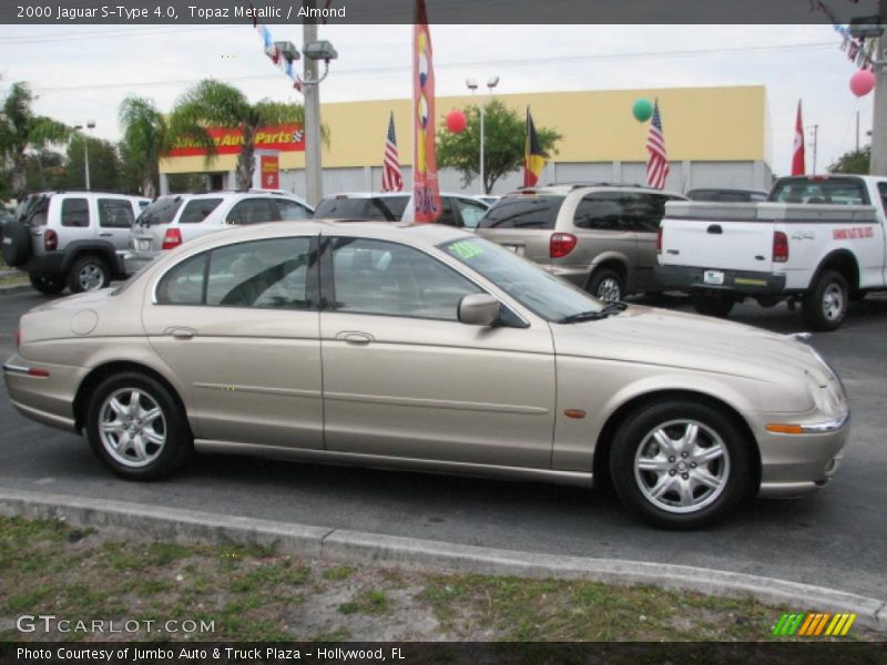 Topaz Metallic / Almond 2000 Jaguar S-Type 4.0