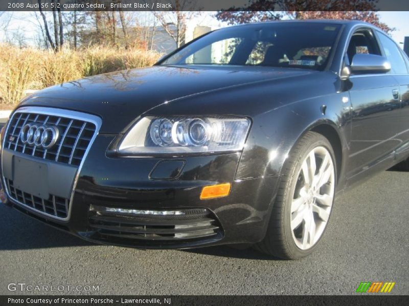 Brilliant Black / Black 2008 Audi S6 5.2 quattro Sedan