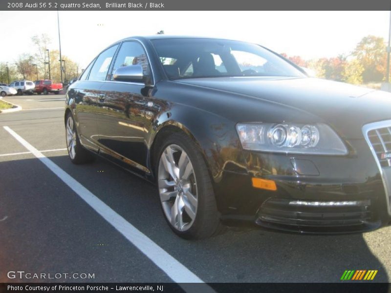 Brilliant Black / Black 2008 Audi S6 5.2 quattro Sedan