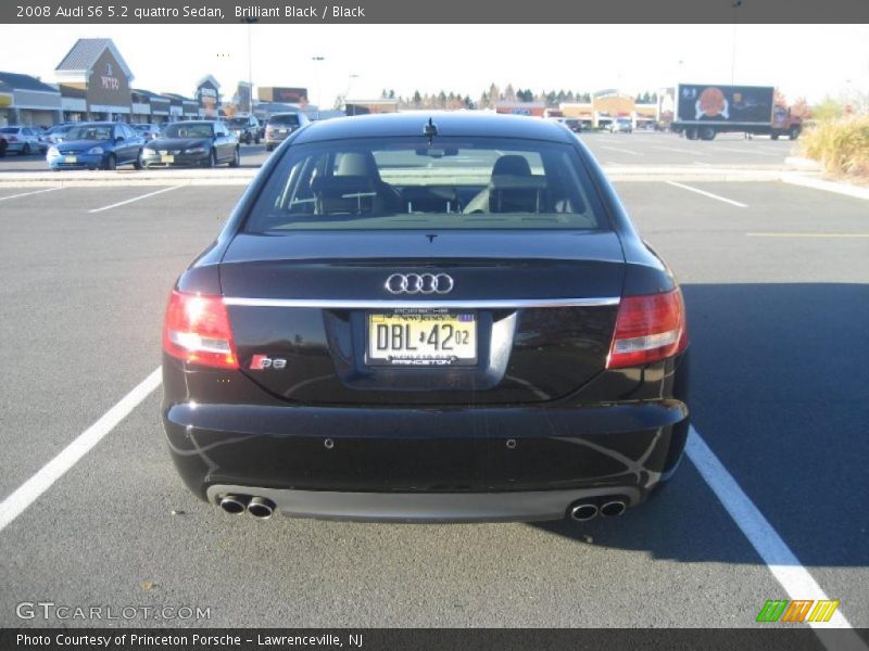 Brilliant Black / Black 2008 Audi S6 5.2 quattro Sedan