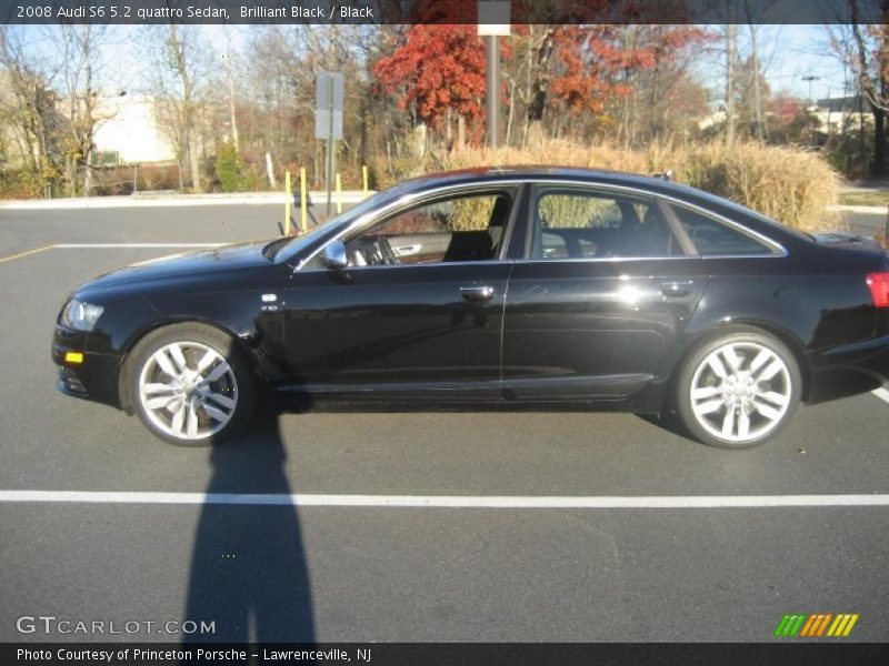 Brilliant Black / Black 2008 Audi S6 5.2 quattro Sedan
