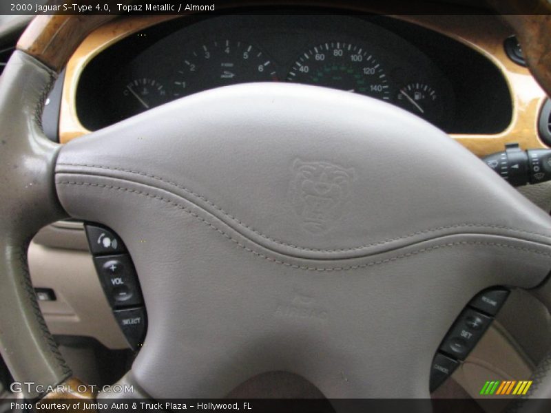 Topaz Metallic / Almond 2000 Jaguar S-Type 4.0