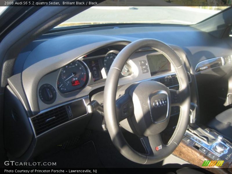 Brilliant Black / Black 2008 Audi S6 5.2 quattro Sedan