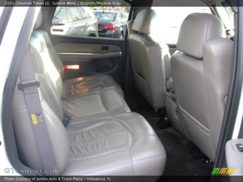 Summit White / Graphite/Medium Gray 2001 Chevrolet Tahoe LS