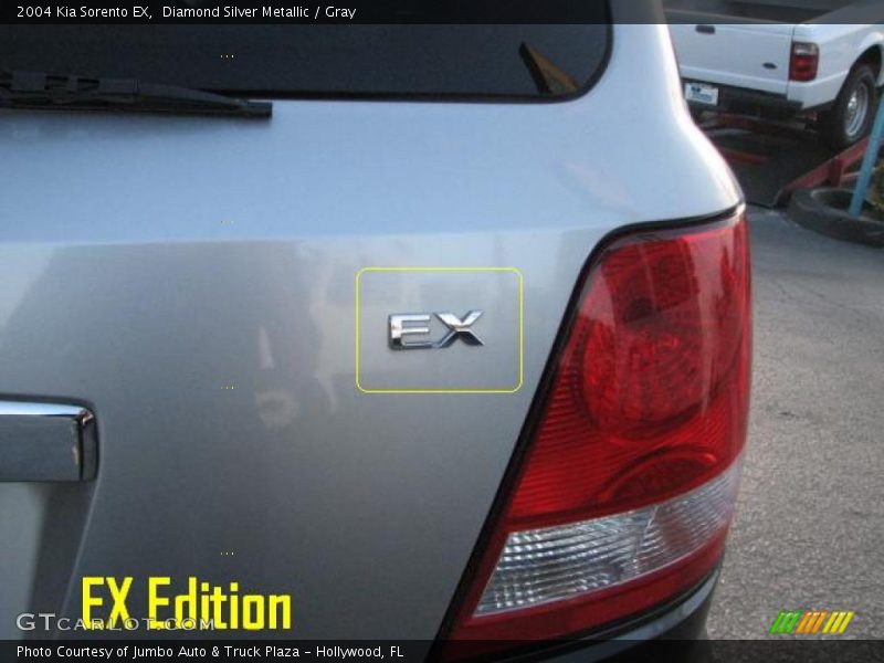 Diamond Silver Metallic / Gray 2004 Kia Sorento EX