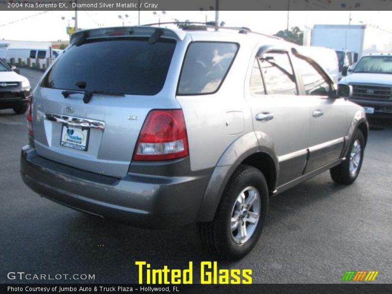 Diamond Silver Metallic / Gray 2004 Kia Sorento EX