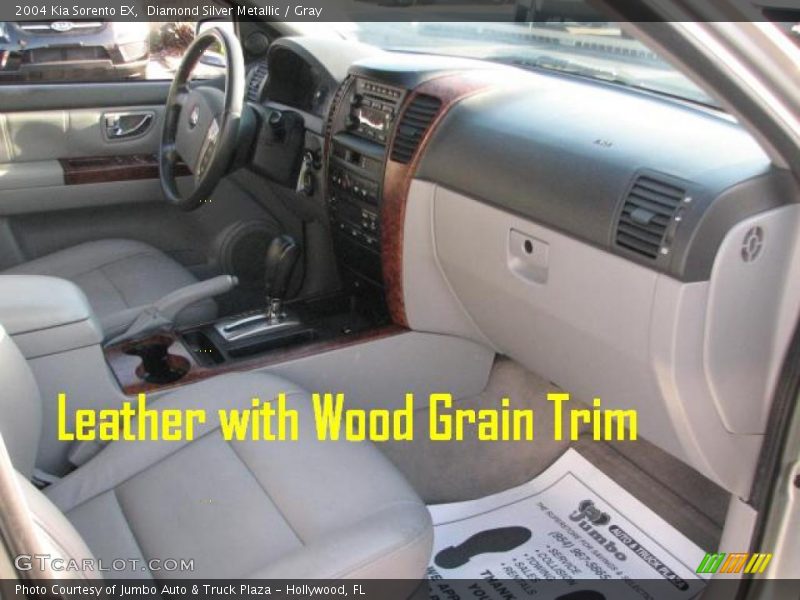 Diamond Silver Metallic / Gray 2004 Kia Sorento EX
