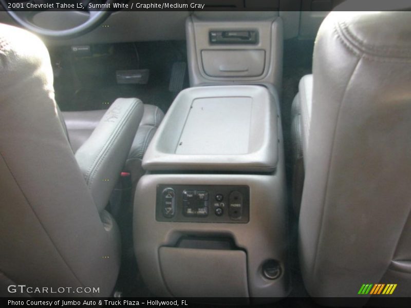 Summit White / Graphite/Medium Gray 2001 Chevrolet Tahoe LS