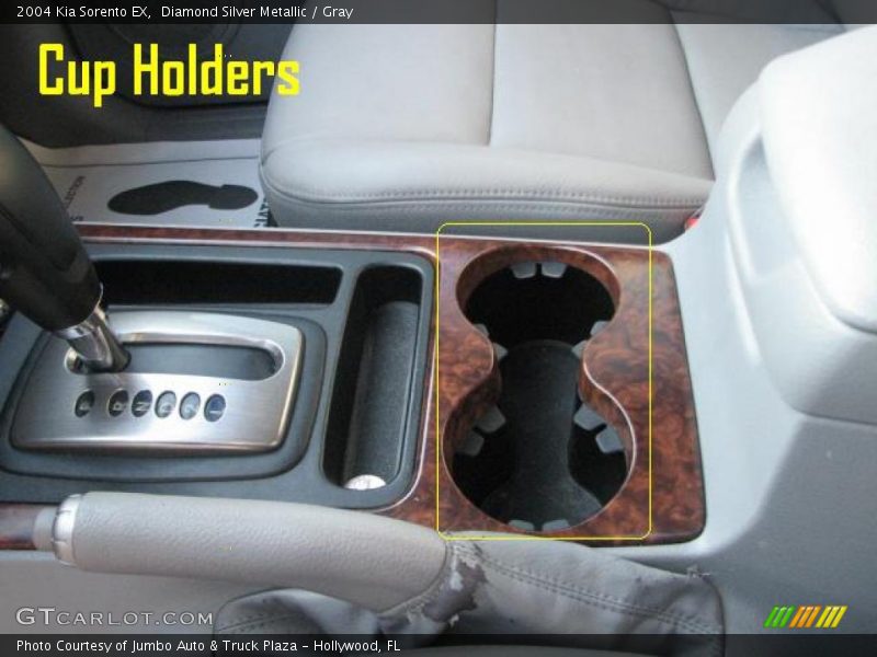 Diamond Silver Metallic / Gray 2004 Kia Sorento EX