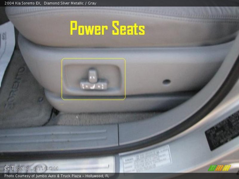 Diamond Silver Metallic / Gray 2004 Kia Sorento EX