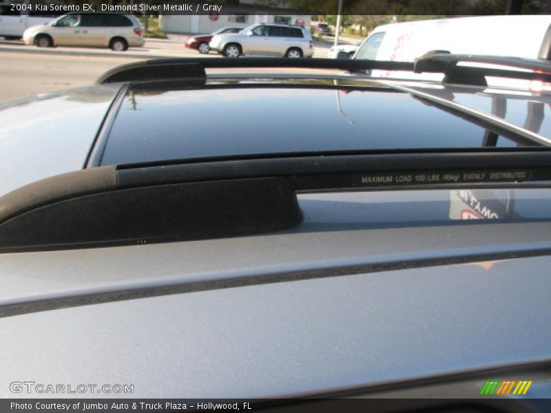 Diamond Silver Metallic / Gray 2004 Kia Sorento EX