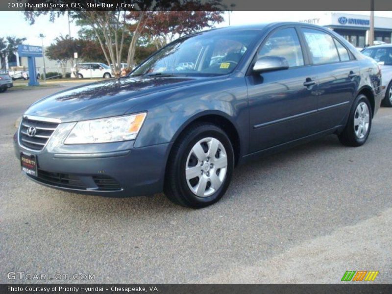Slate Blue / Gray 2010 Hyundai Sonata GLS