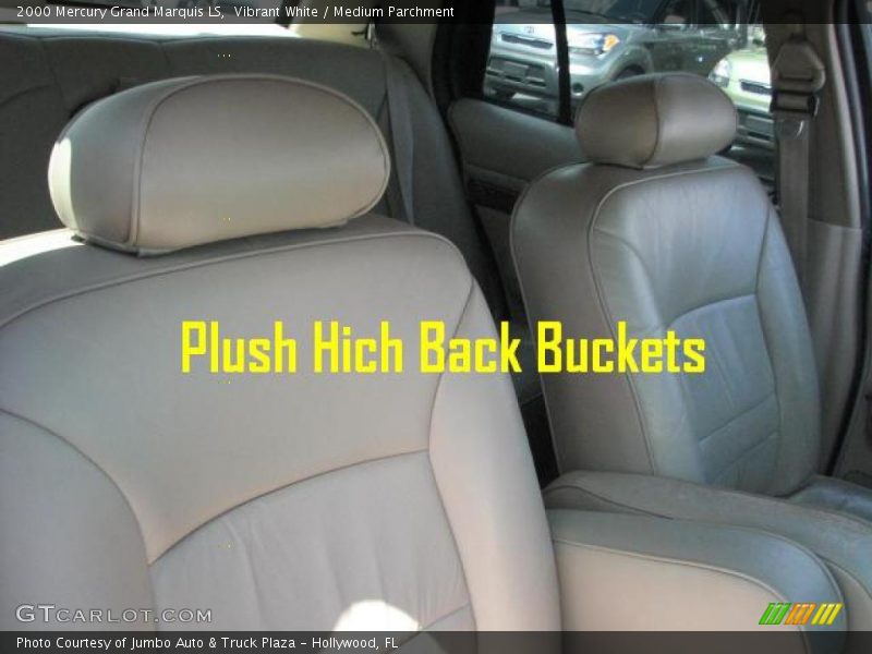 Vibrant White / Medium Parchment 2000 Mercury Grand Marquis LS