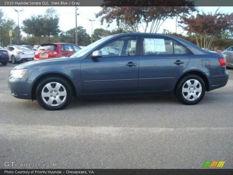 Slate Blue / Gray 2010 Hyundai Sonata GLS