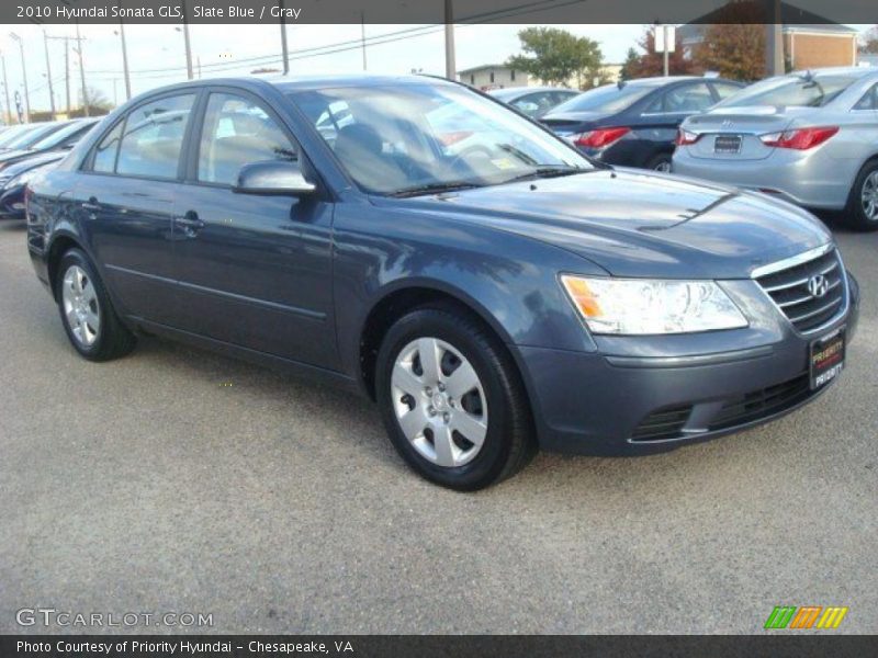 Slate Blue / Gray 2010 Hyundai Sonata GLS
