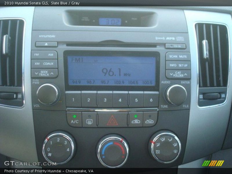 Slate Blue / Gray 2010 Hyundai Sonata GLS