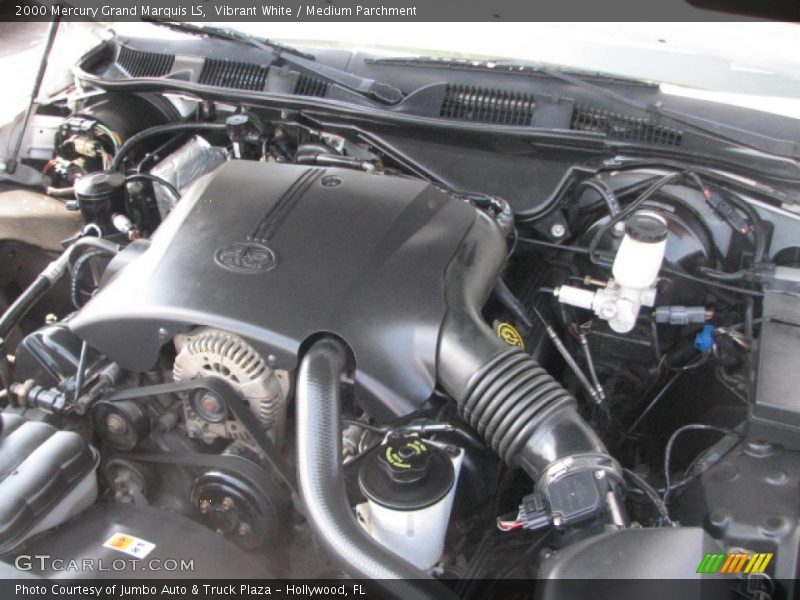 Vibrant White / Medium Parchment 2000 Mercury Grand Marquis LS