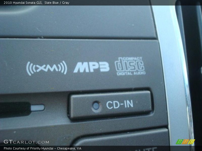 Slate Blue / Gray 2010 Hyundai Sonata GLS