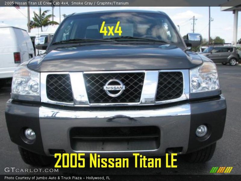 Smoke Gray / Graphite/Titanium 2005 Nissan Titan LE Crew Cab 4x4