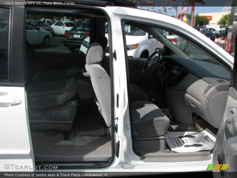Pure White / Gray 2003 Mazda MPV LX