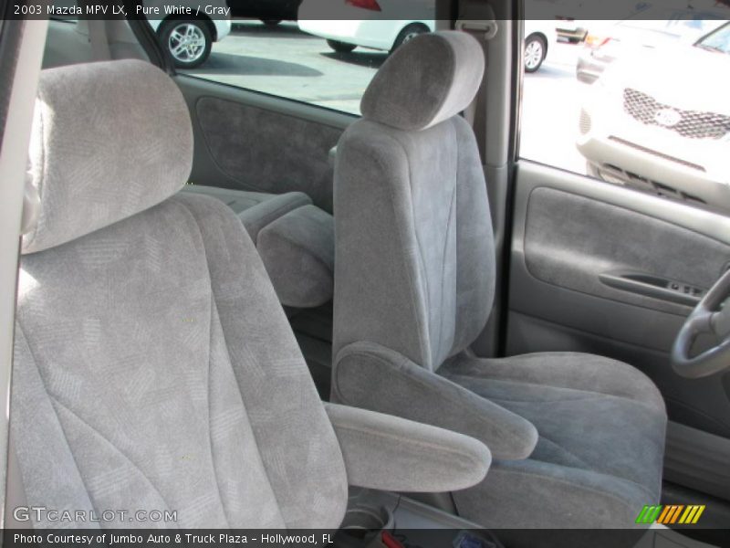 Pure White / Gray 2003 Mazda MPV LX