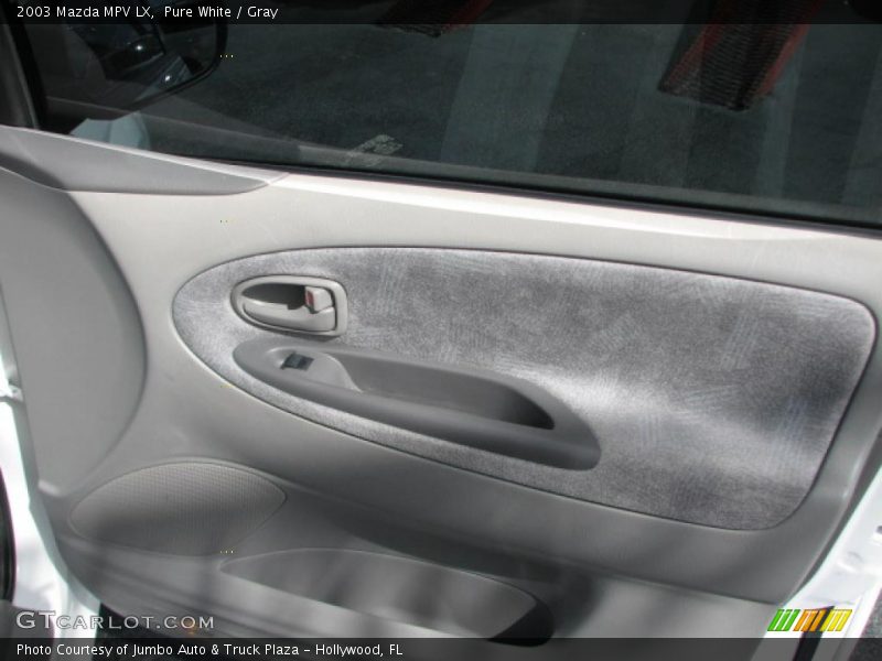 Pure White / Gray 2003 Mazda MPV LX
