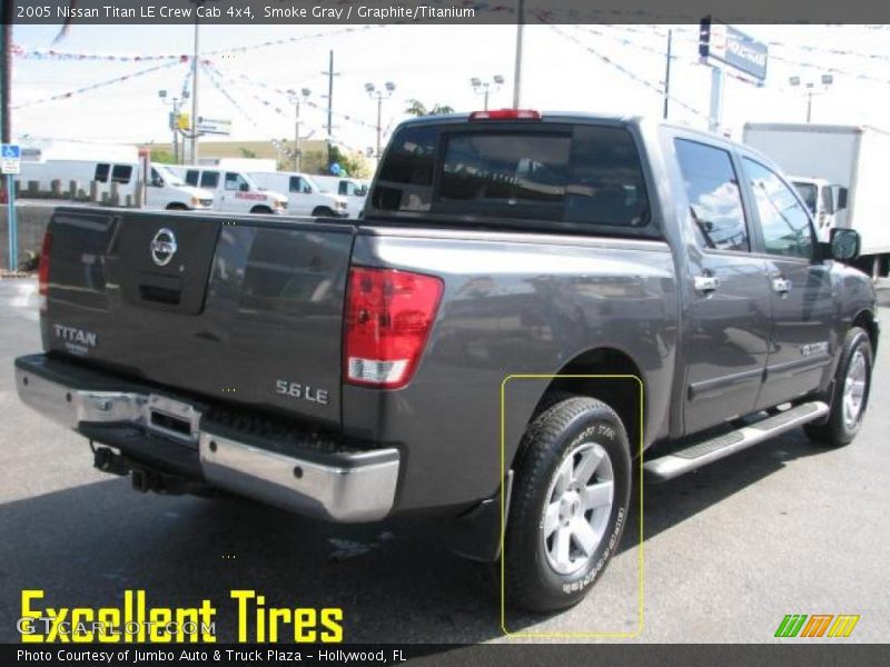 Smoke Gray / Graphite/Titanium 2005 Nissan Titan LE Crew Cab 4x4