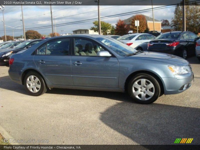 Medium Silver Blue / Gray 2010 Hyundai Sonata GLS