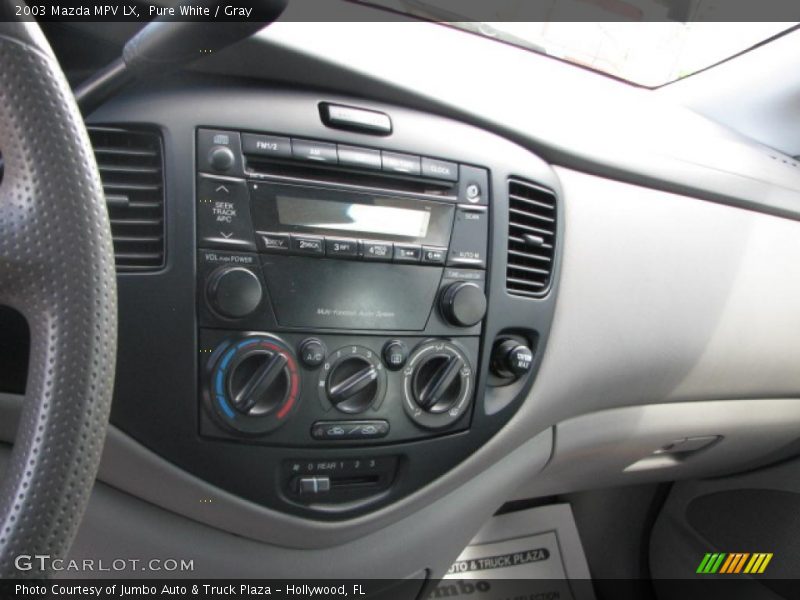 Pure White / Gray 2003 Mazda MPV LX