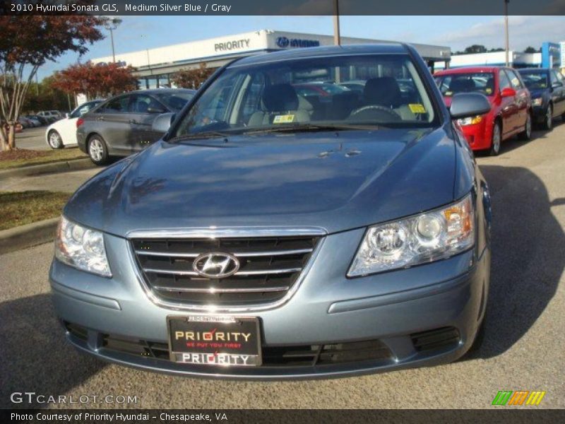 Medium Silver Blue / Gray 2010 Hyundai Sonata GLS