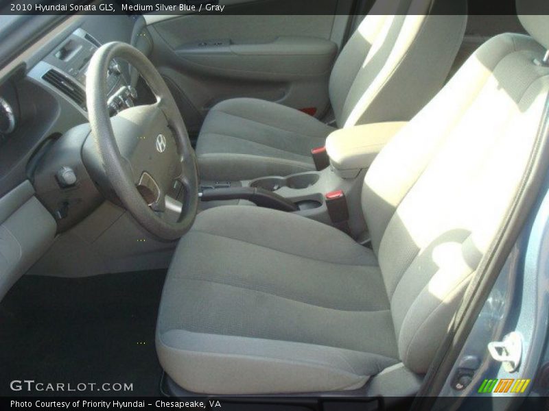 Medium Silver Blue / Gray 2010 Hyundai Sonata GLS