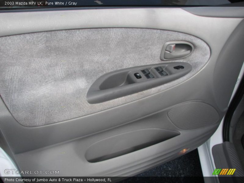 Pure White / Gray 2003 Mazda MPV LX
