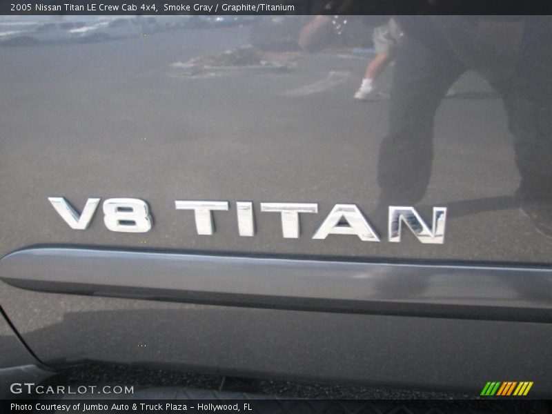 Smoke Gray / Graphite/Titanium 2005 Nissan Titan LE Crew Cab 4x4